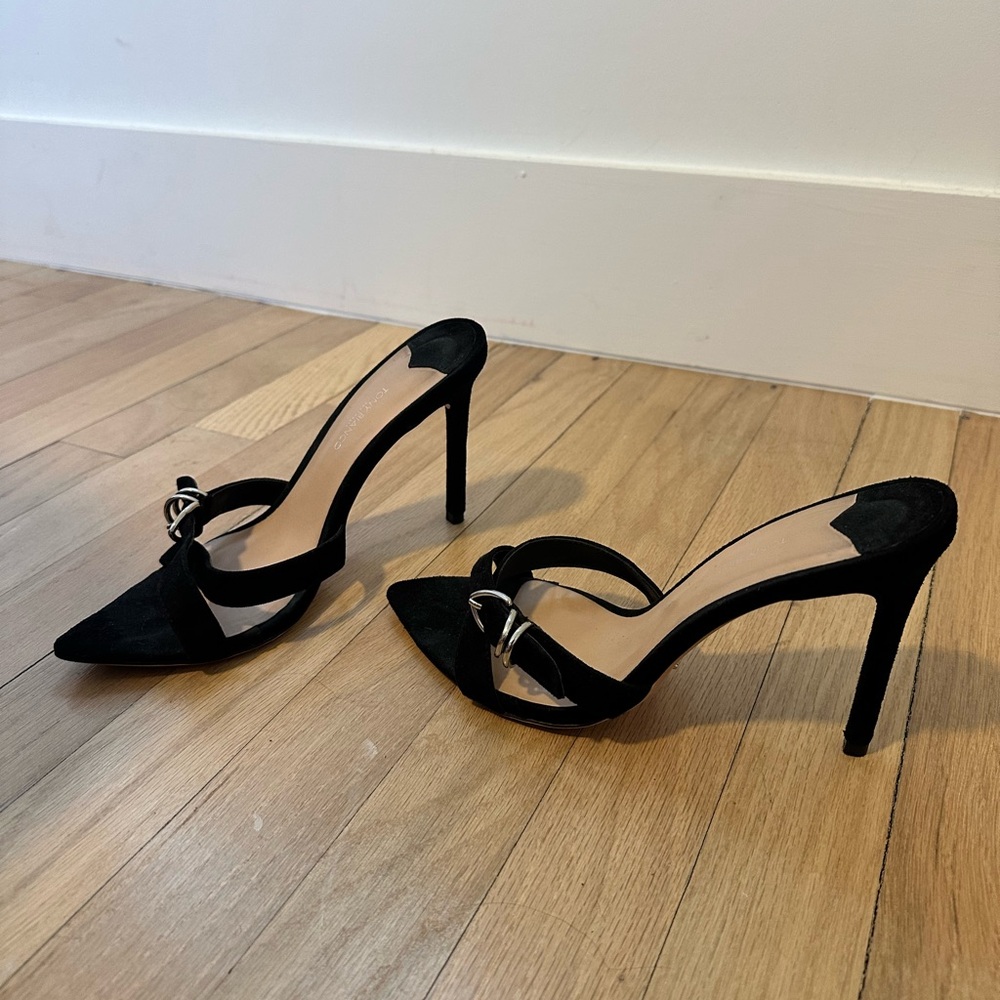 Tony Bianco Mikki Heel in Black Suede - Picture 3 of 5